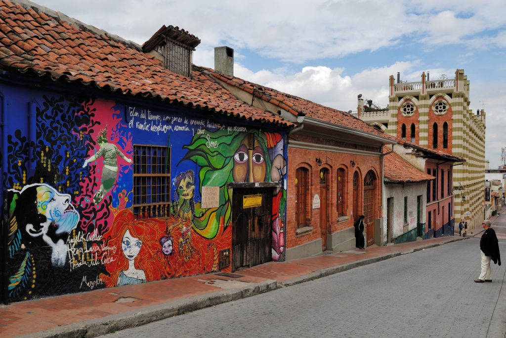 Graffiti in La Candelaria, Bogot&aacute;
