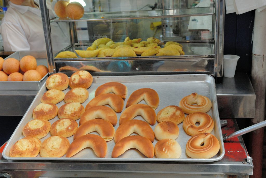 Colombian backed delicacies, Paloquemao Market, Bogot&aacute;
