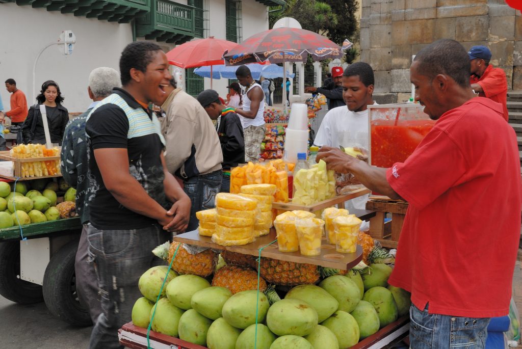 Fruit in the street, Bogotá