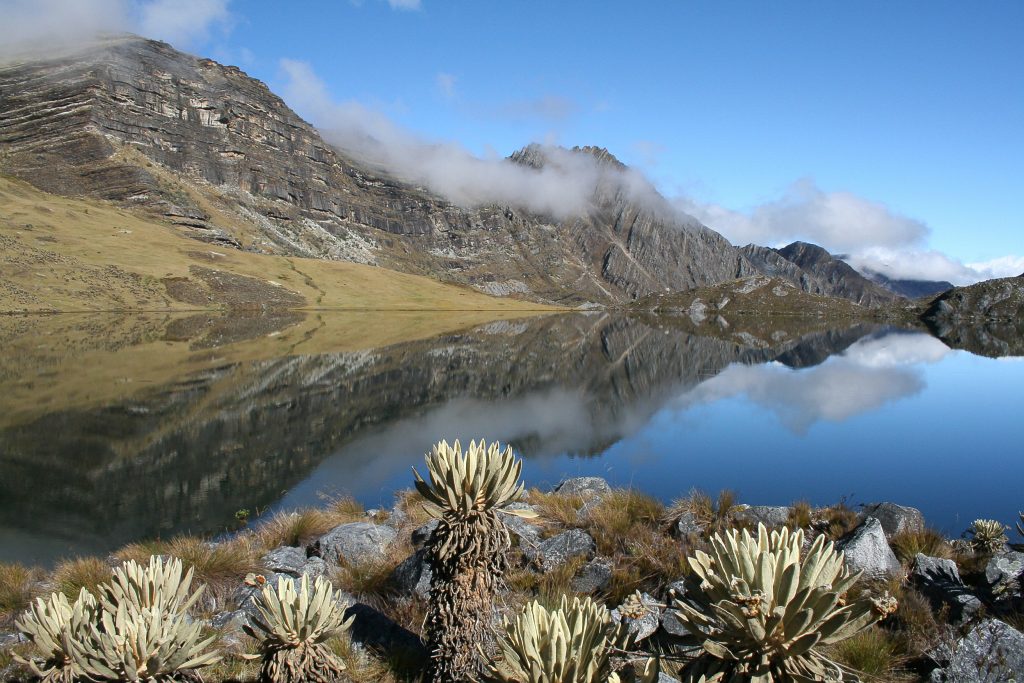 Laguna Grande de los Verdes, Sierra Nevada del Cocuy, Sierra Nevada del Cocuy