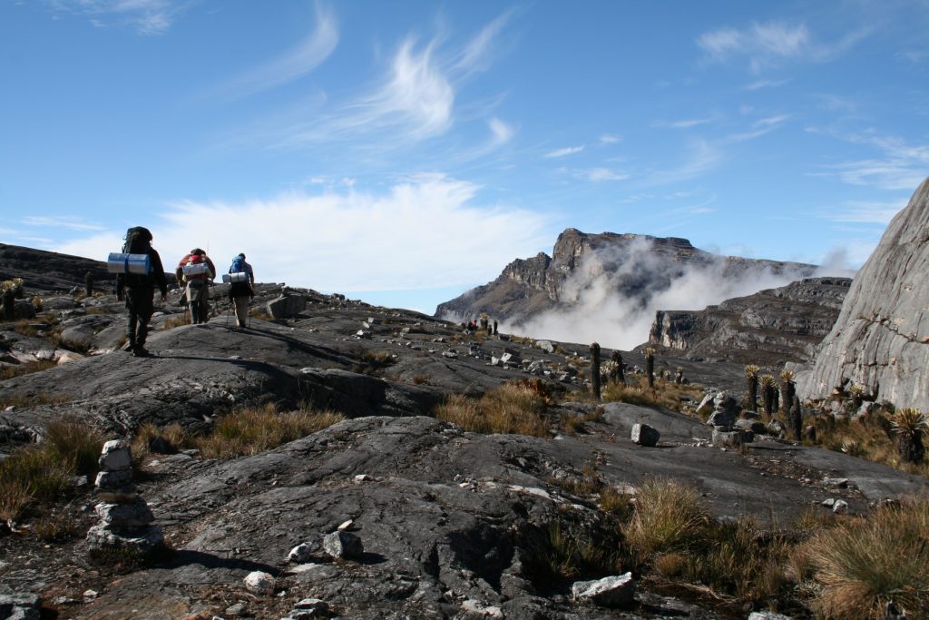 Approaching Laguna de la Plaza,Sierra Nevada del Cocuy, Colombia