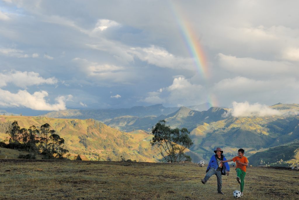 Rainbow over the mountains, Boyacá