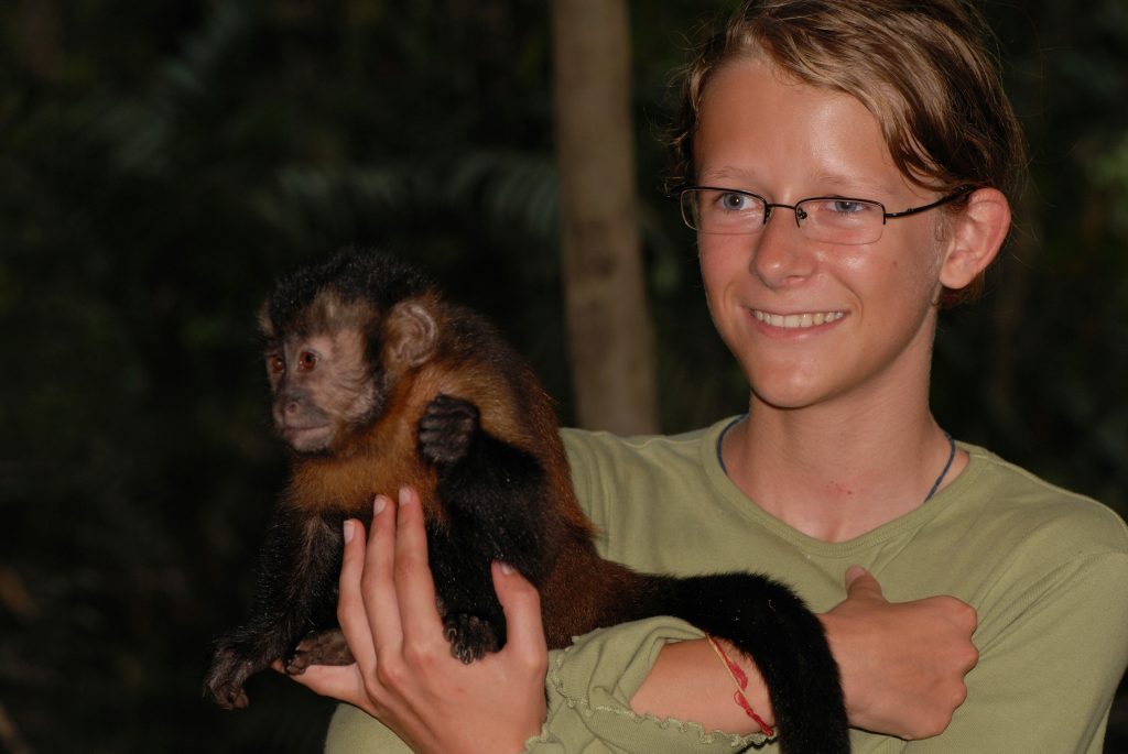 Not all monkeys come so close, Amazonas