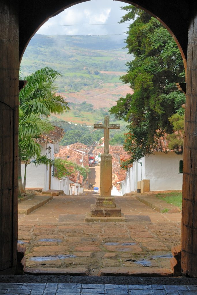 The town from Santa Barbara’s Church, Barichara