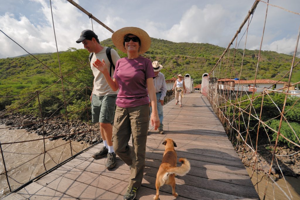 Bridge over the Río Chicamocha, Jordan Sube