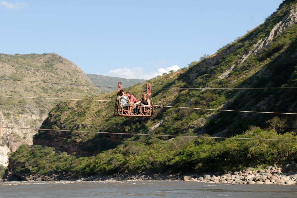 Juntas: confluence of the Río Suárez and the Río Chicamocha,