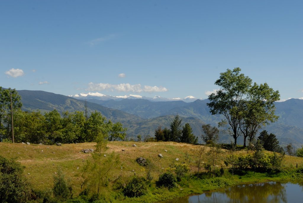 Sierra Nevada del Cocuy vista desde Málaga