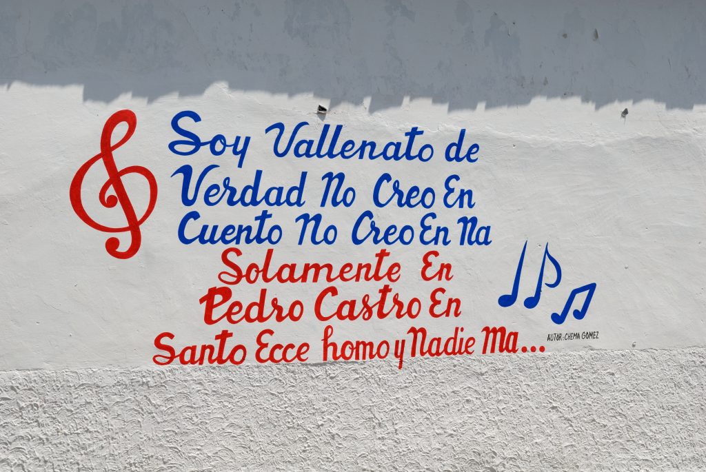 I’m a real vallenato, i don’t belive in stories, i don’t belive