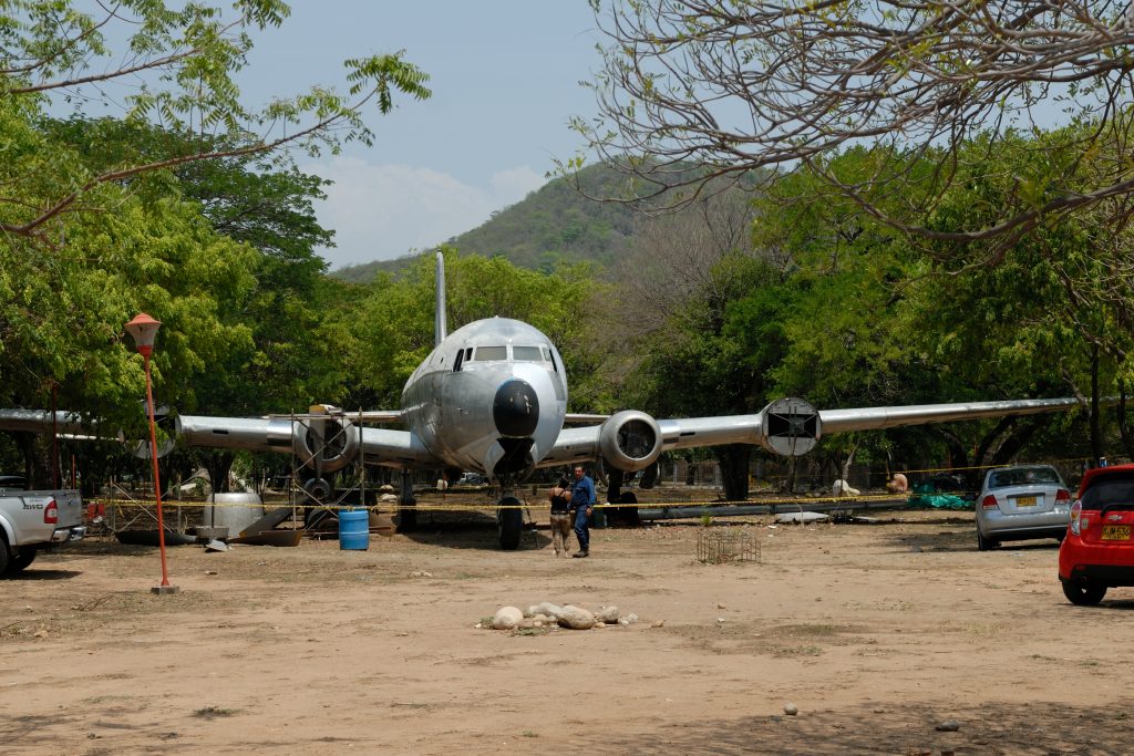 Airplane in playground, Valledupar