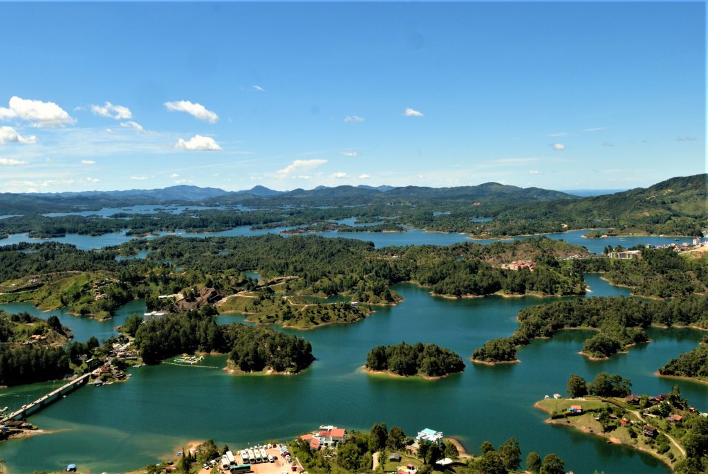 Lake Guatapé near Medellín