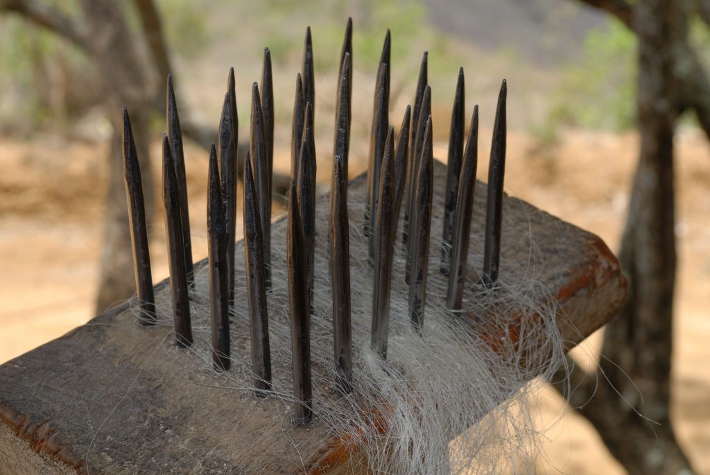 Comb for fique fibers, Barichara