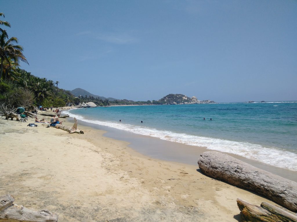 Beach near Cabo San Juan, Parque Tayrona, Santa Marta