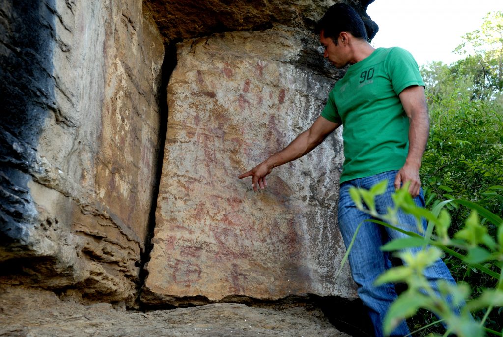 Guane Pictograms, Mesa de los Santos, Santander