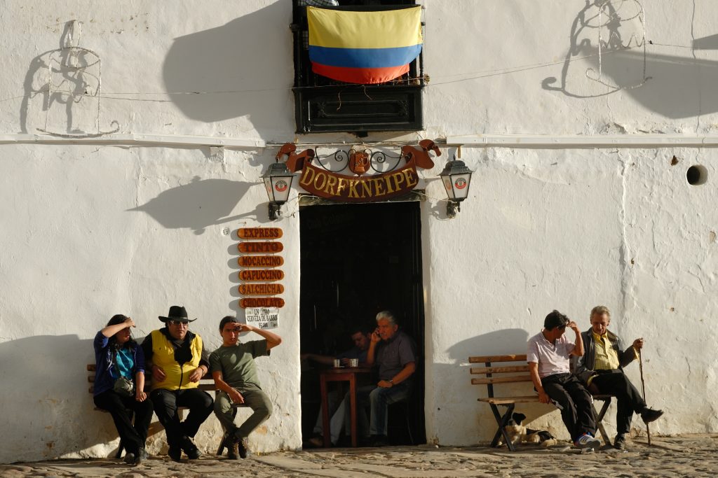 “Town Bar” on the Plaza Mayor, Villa de Leyva