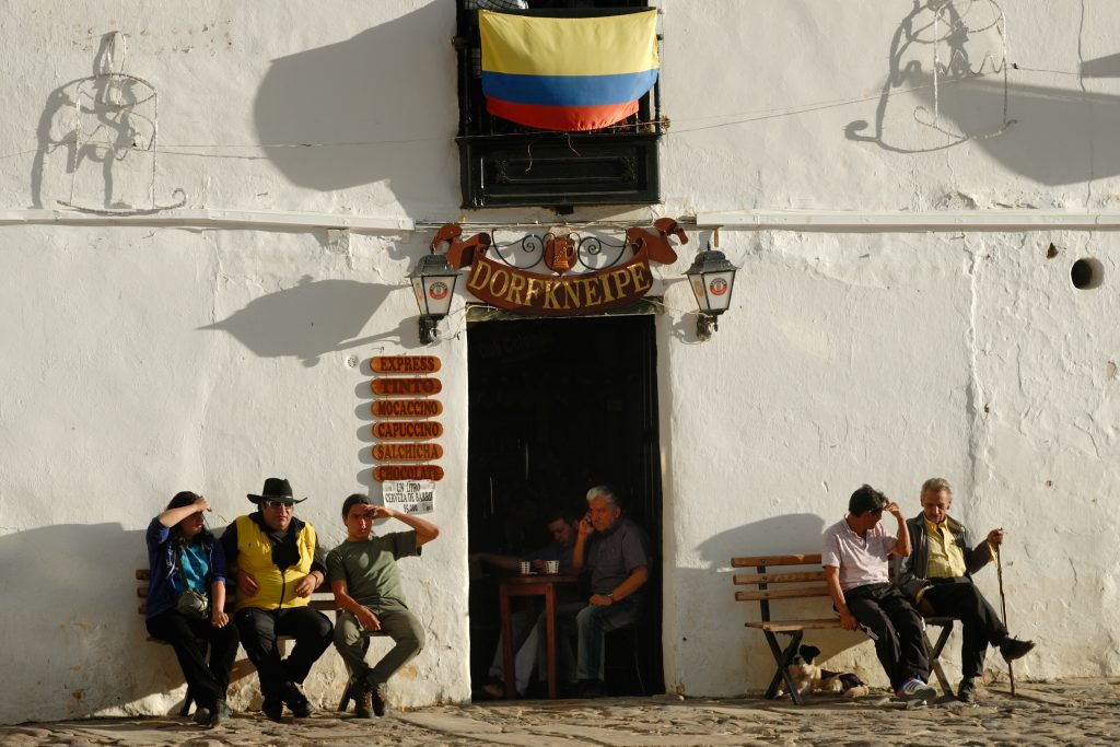 &#8220;Town Bar&#8221; on the Plaza Mayor, Villa de Leyva